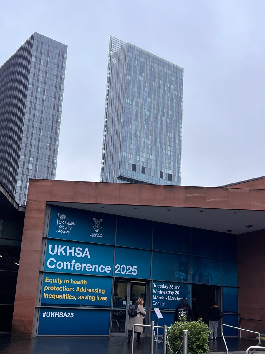 It was great being in Manchester this week for #UKHSA25. I attended interesting talks on applying behavioural science in incident response; improving health outcomes in prisons; effects of climate change on vector-borne diseases; and antimicrobial stewardship in social care