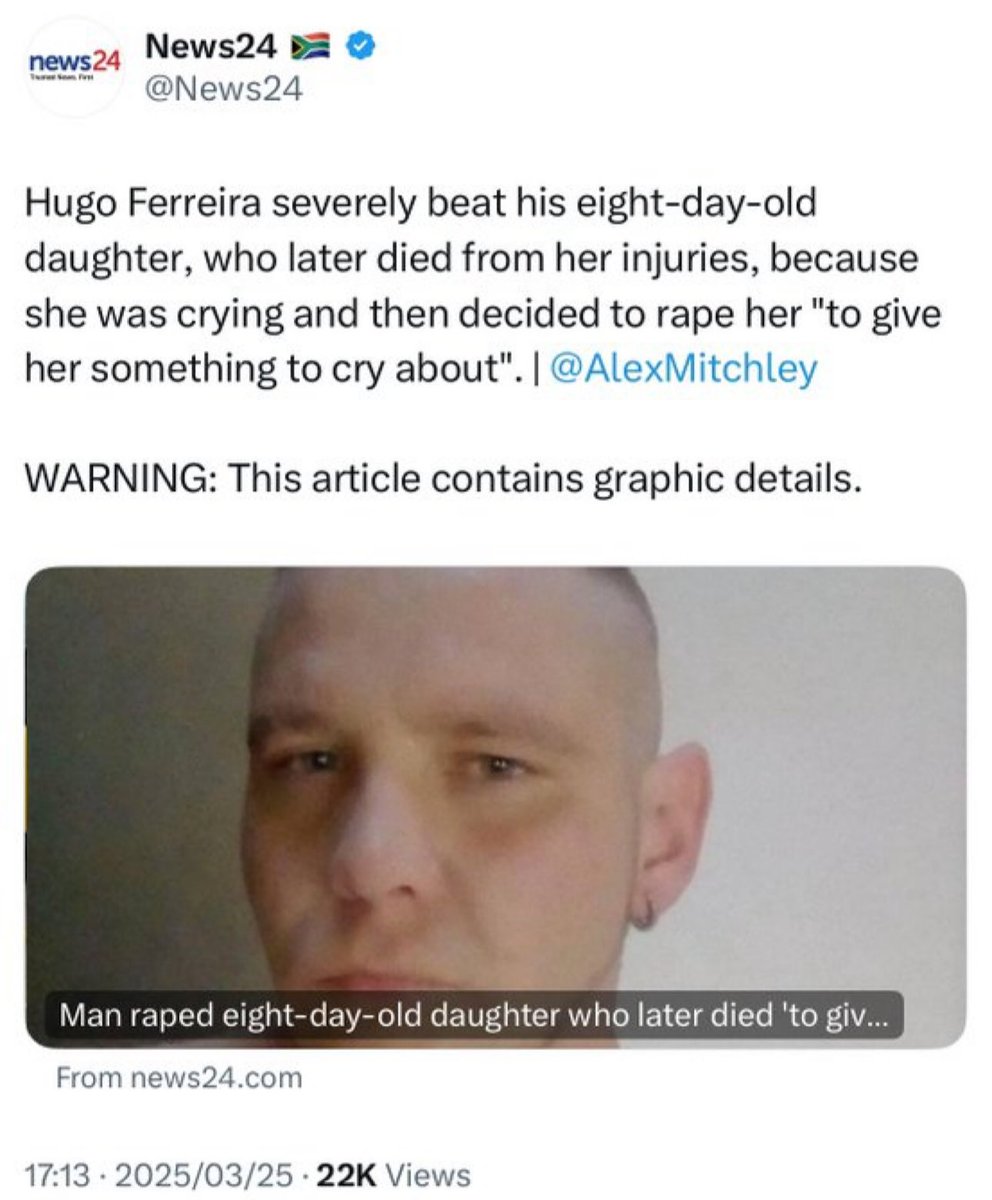 kimheller3's tweet photo. This story 😭😭😭😭😭😭😭😭😭😭😭

Bad things are happening in South Africa https://t.co/xgsPovbNFk
