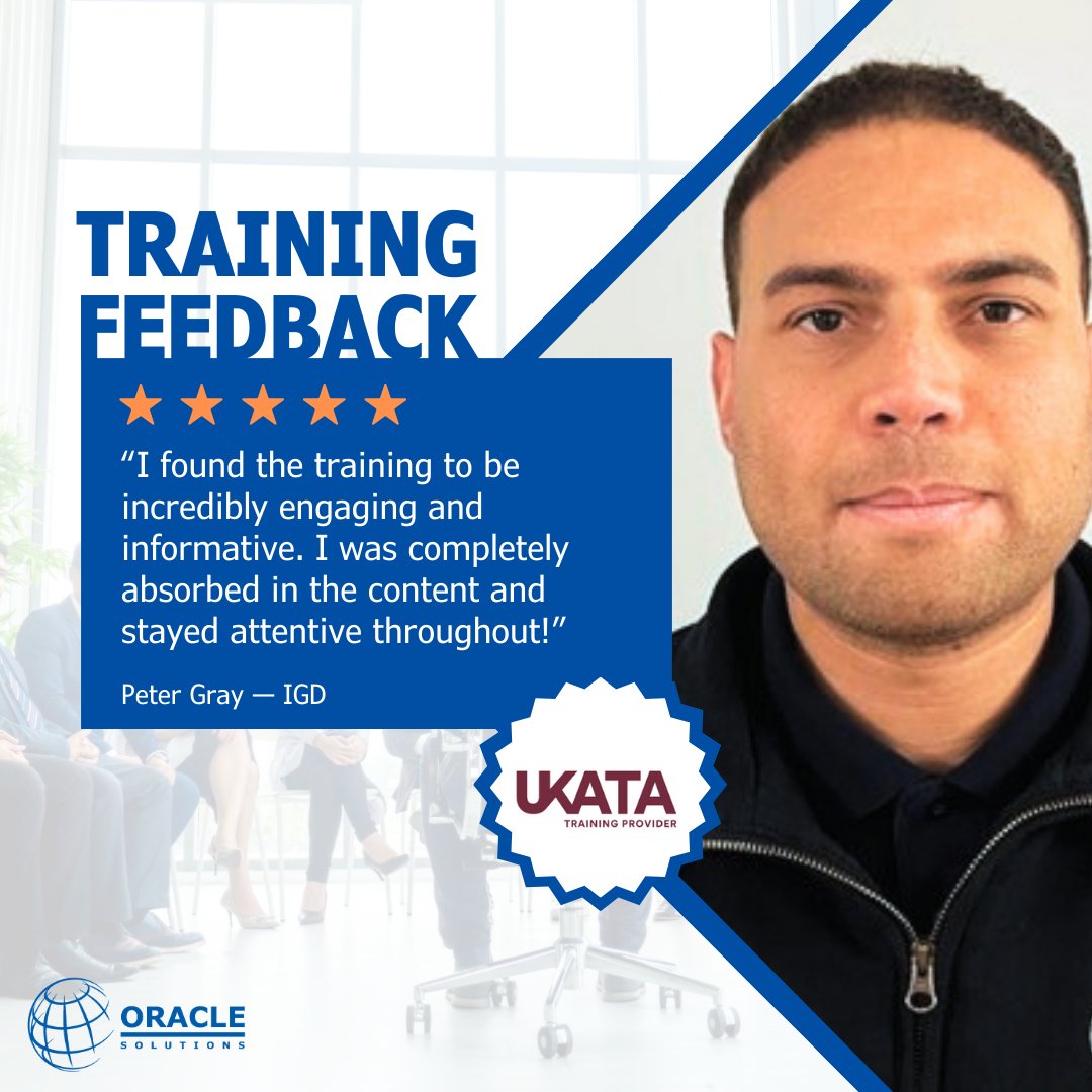 Oracle_Asbestos's tweet image. Another round of fantastic feedback for Ash and his incredible training! Keeping everyone engaged and making learning enjoyable every step of the way. 🙌 

#Oracle #TrainingExcellence #Asbestos