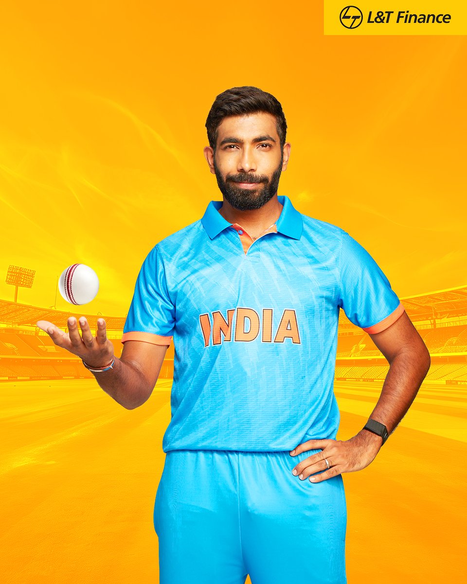 LnTFinance's tweet photo. He delivers on the field. We deliver on your dreams.
L&T Finance welcomes Jasprit Bumrah on board.
#JaspritBumrah #LTF #LTFinance #FinanceWithPace #BrandAmbassador #CricketMeetsFinance https://t.co/p1YtZRBja8