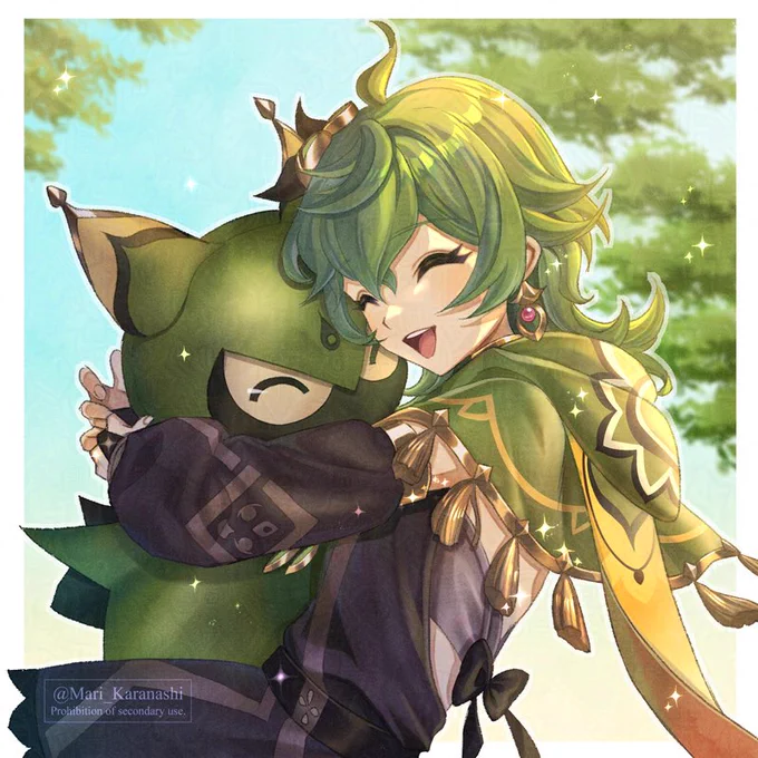#上手いとか下手とかそういうのは関係なく自分が気に入っている絵仲間や相棒と幸せそうにしてる絵を描くのが好き 