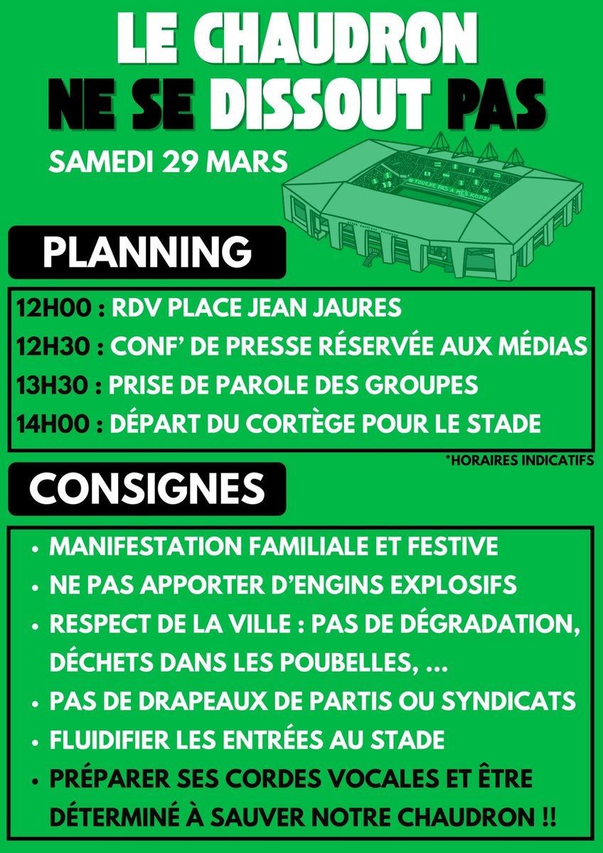 MF91Officiel's tweet image. 🗓️ Samedi 29 Mars
⌚️ 12h00
📍 Place Jean-Jaurès
#LeChaudronNeSeDissoutPas
#TouchePasÀMesKops