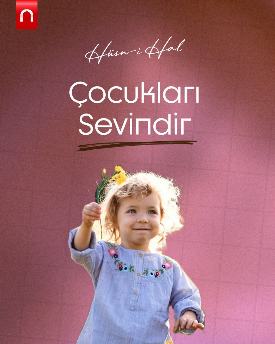 onderihl's tweet photo. 🔸Hüsn-i Hal

▫️Resulullah (sav) şöyle buyurdu:

“İlk söz olarak çocuklarınıza güzelce la ilahe illallah demeyi öğretiniz.”

#Hüsnihal
#ÇocuklarıSevindirmek https://t.co/ZZIiunrxoi