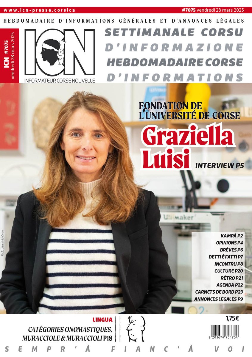La une de cette semaine

#GraziellaLuisi #Lingua
