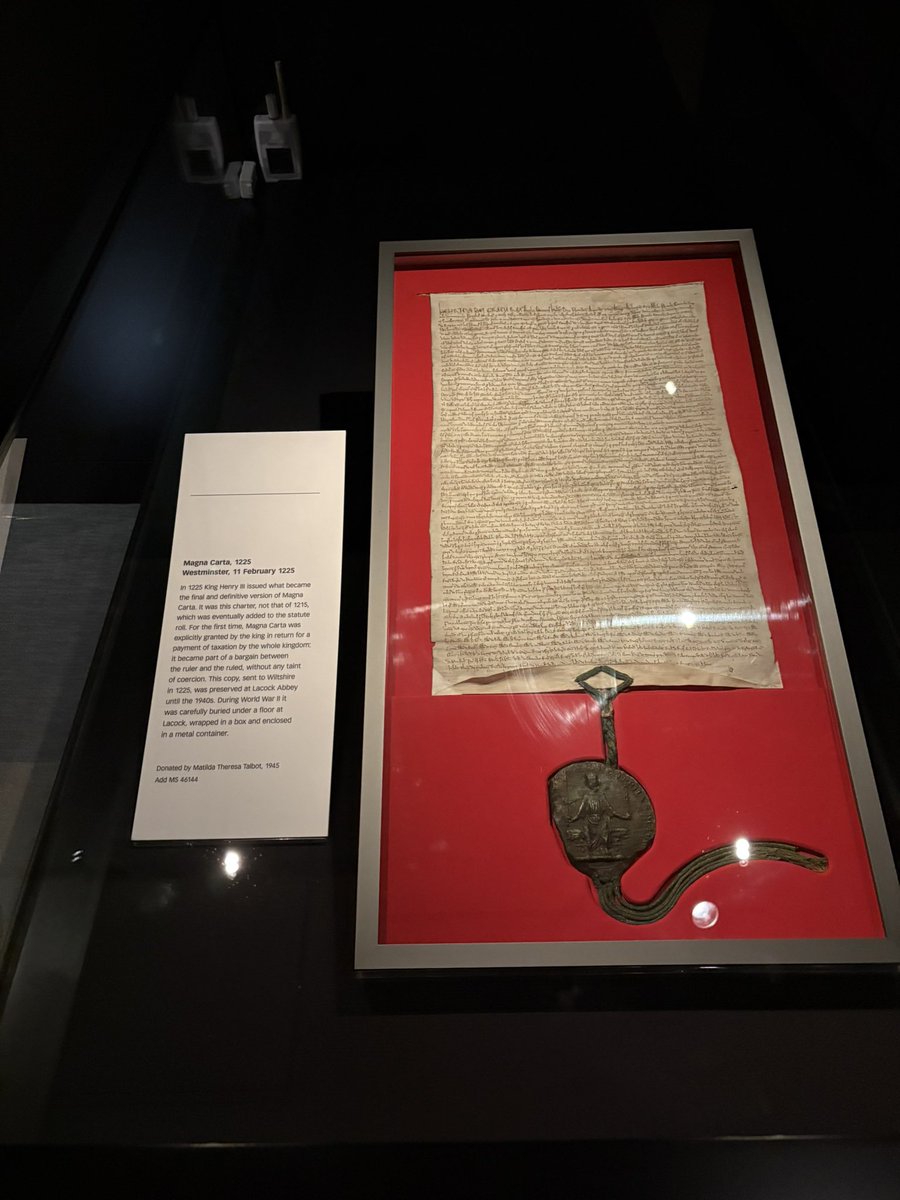 StCuthbertsEng's tweet photo. Not to make you jealous @StCuthbertsHis but a lot of the boys were very interested in this… #LitonTour #LitinLondon #MagnaCarter #StCuthbertsFormingGreatMen https://t.co/QpZR6754cu