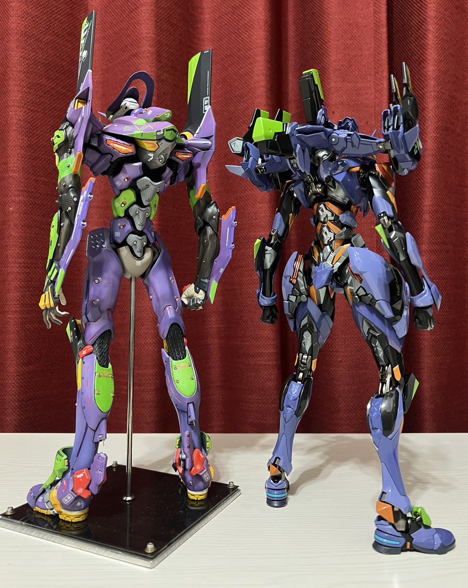 エヴァ最終号機との比較 #模型の王国エヴァ #東海村原八 #若島あさひ