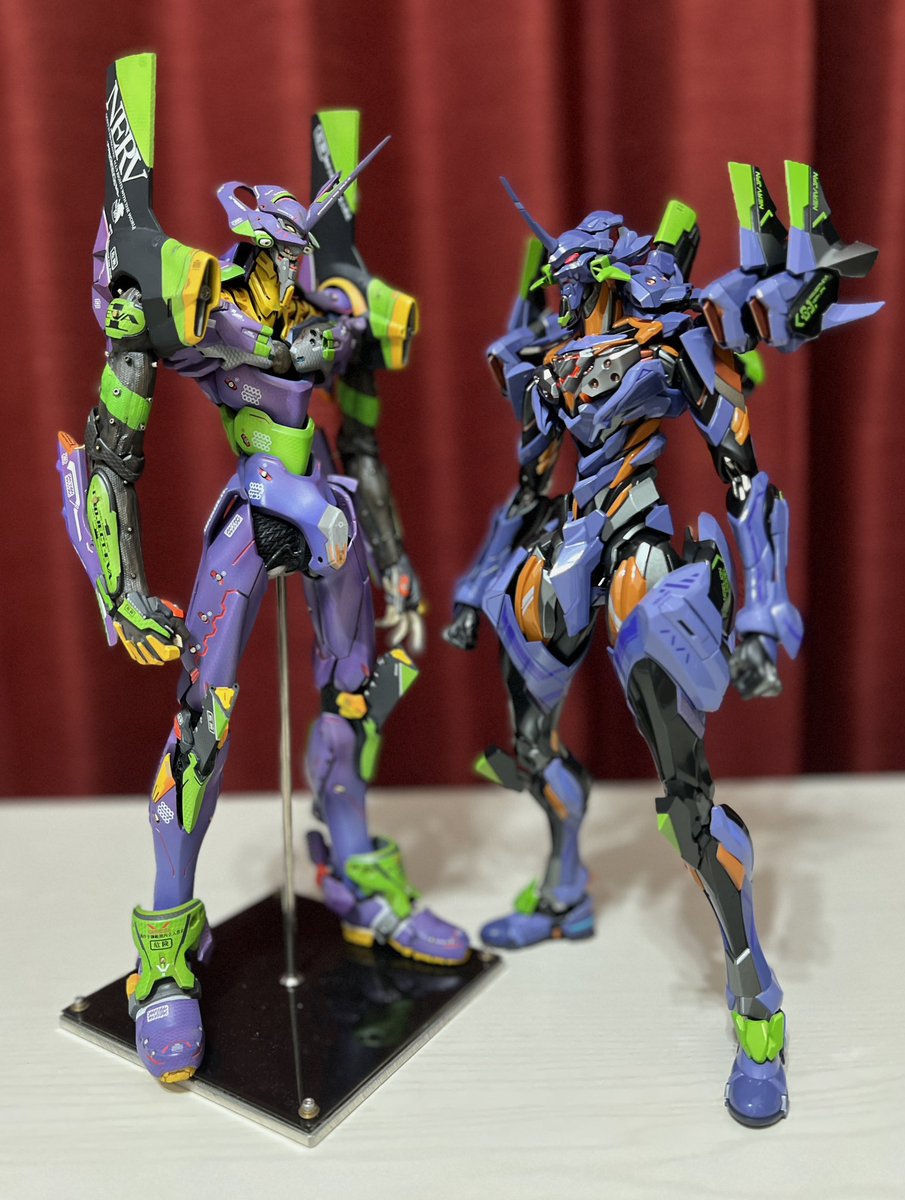 エヴァ最終号機との比較 #模型の王国エヴァ #東海村原八 #若島あさひ