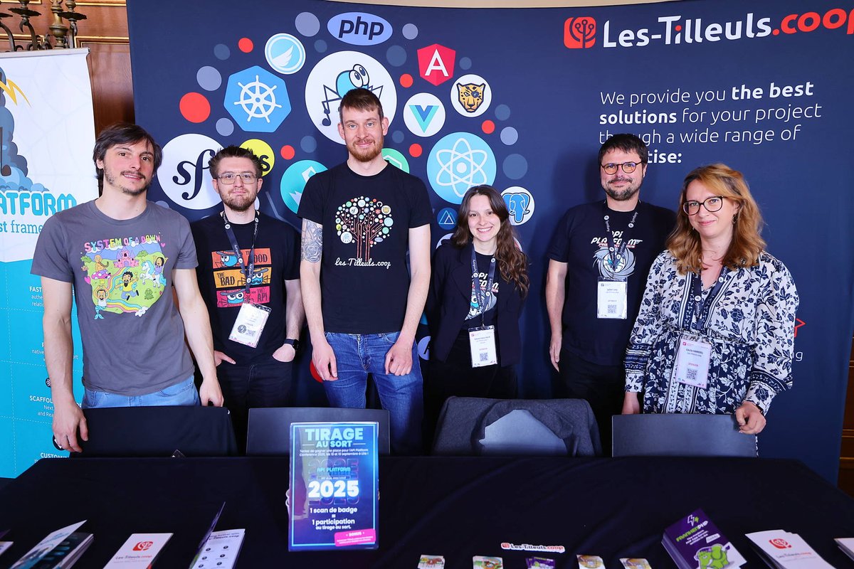 coopTilleuls's tweet image. As every year, we&apos;re super happy to represent our team at #Symfony_Live Paris. Come visit our booth for a chance to win a ticket to #APIPlatformCon 2025!