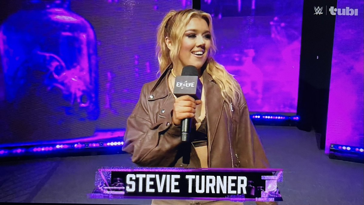 My first order of business. The show will be now called Stevie Night Evolve.