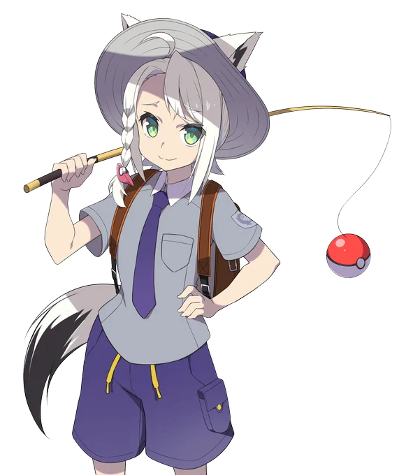 フブキちゃんのポケモン金鯉配信と聴いて(再掲#絵フブキ 