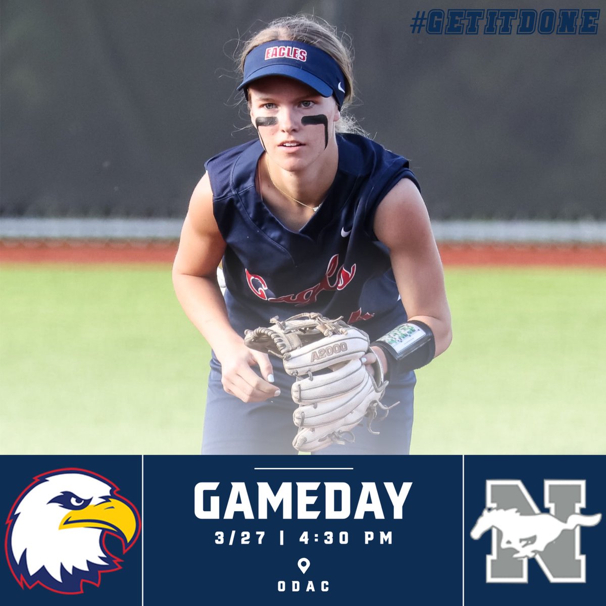 It’s finally GAMEDAY 🥎 The Eagles will take on BVN at 4:30 today. The game will be at ODAC 🦅Come support the Eagles in their home opener.
