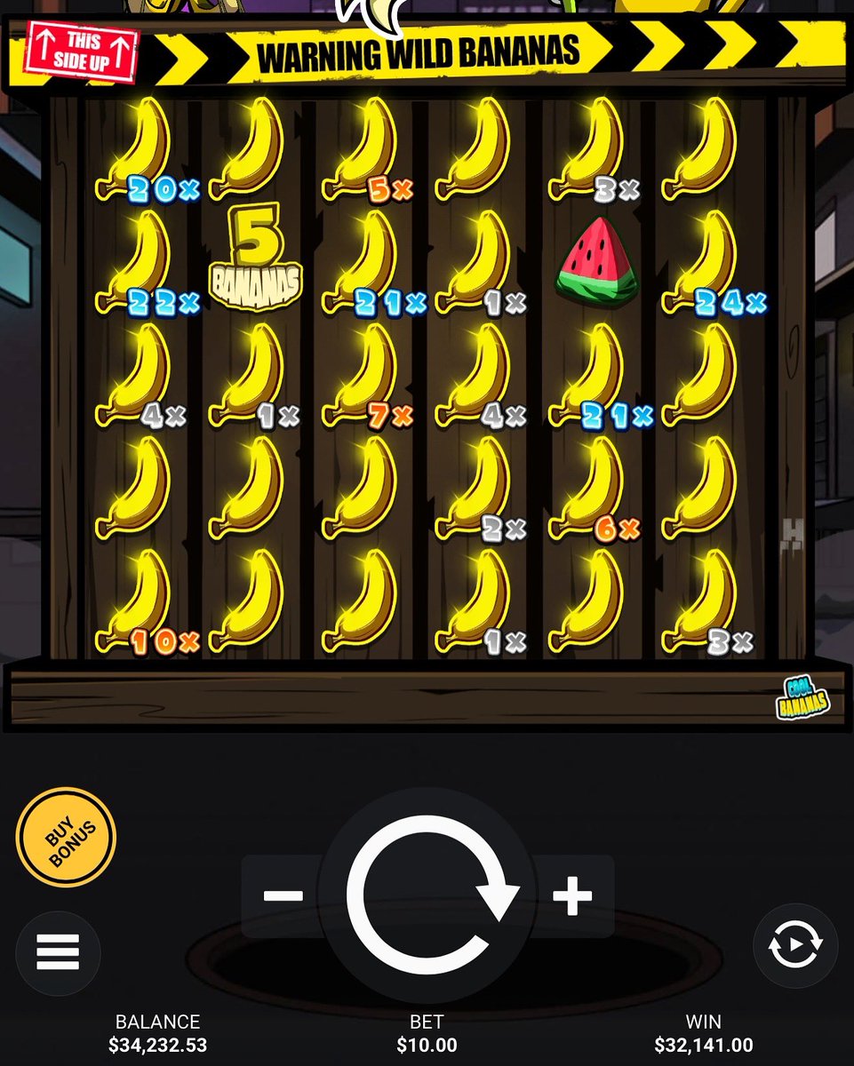 Warning wild bananas could pay hugeeeeee 🍌🍌🍌

$10 ——> $32,141 <a href="/rainbetcom/">Rainbet.com</a> 

#fyp #gambling #rainbet