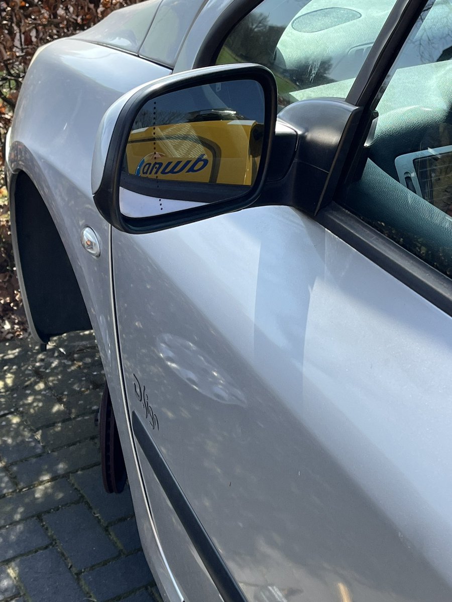 Het blijft een avontuurlijke auto. Gelukkig snel weer op weg (richting garage)