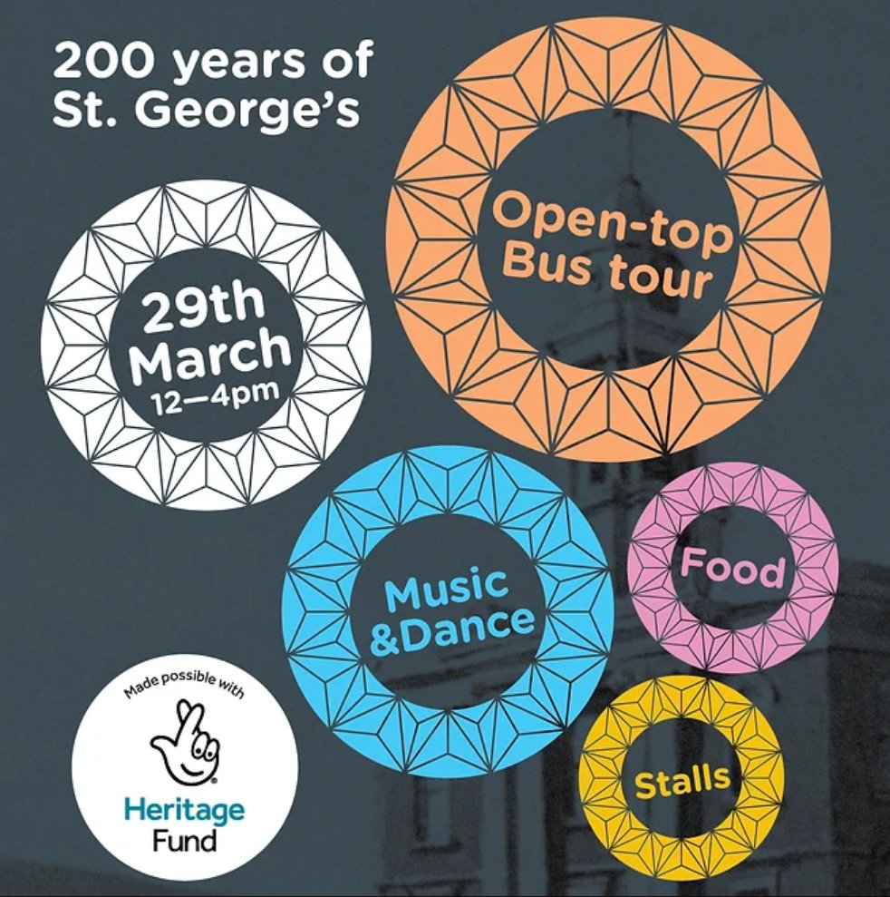 On Saturday 29th March, St. George's Church in Kemptown are celebrating their 200th Anniversary with an extravaganza of events including two bespoke open-top bus tours.

Find out more: buses.co.uk/stgeorges-bus-…

<a href="/StGeorgesEvents/">St George's Church</a>