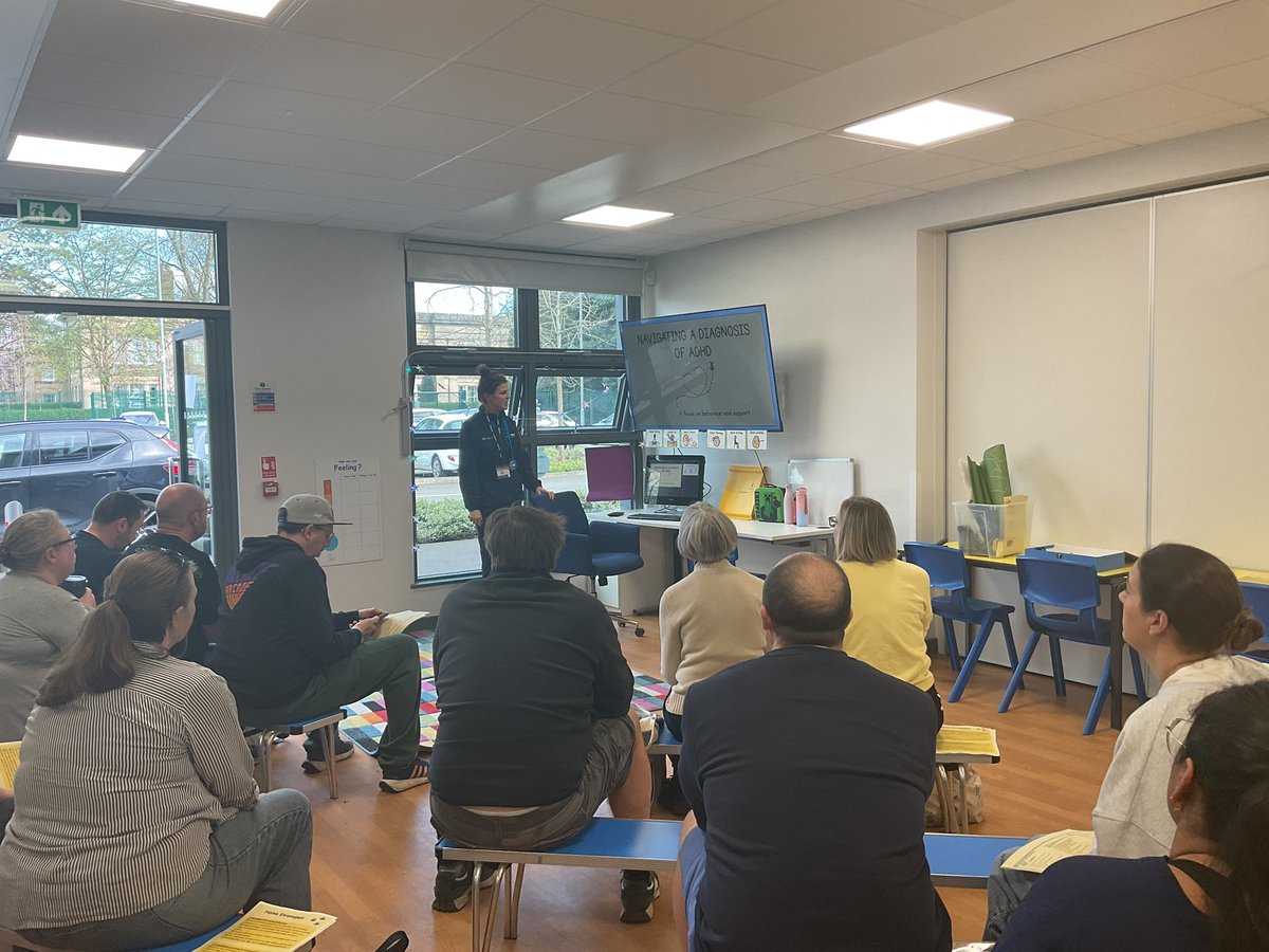 BeaverRoad_Pri's tweet photo. A huge thank you to Emma Pilling @mcrhealthysch for an illuminating parent workshop on understanding ADHD traits and the approaches and ‘fine tuning’ we can practice at home. Plenty of appetite to develop this parent support group too #coffeeMorning  #Article18 https://t.co/6ayY70Ubgc