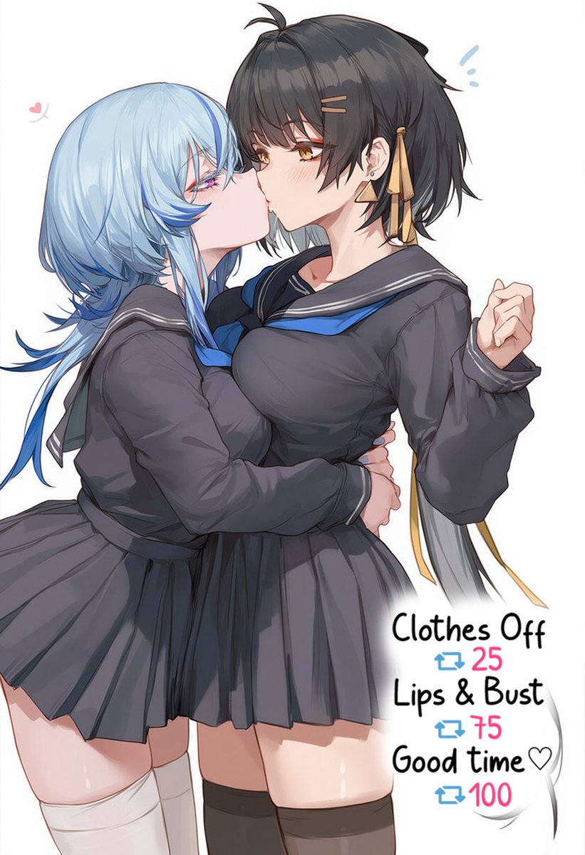 BoshiHitot62101's tweet photo. 🔄+=  ❤
セーラー服ショアキーパー&amp;漂泊者・
The Shorekeeper &amp; Rover in Sailor Uniform 

#鳴潮 #WutheringWaves https://t.co/yJdetMjLUm