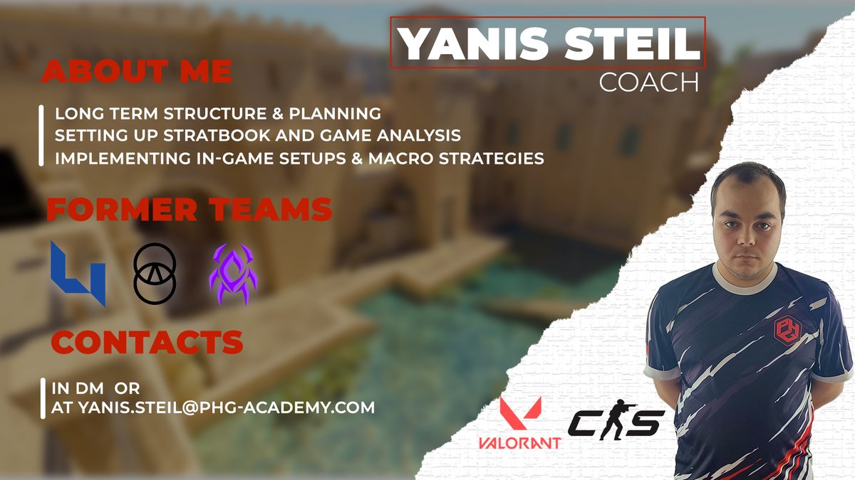 LFT as #CS2 and #Valorant assistant/head coach

I'm a 22 yo coach ( 🇫🇷 and 🇬🇧 )

• experience in advanced/top main team
• experience in CCT/UNITED21/EPL div2 tournaments

- hardworker
- full time

former :
<a href="/ADEPTS_TEAM/">ADEPTS</a> <a href="/CaldyaEsport/">Caldya</a> and Webspell

DMs open

♻️and❤️appreciated