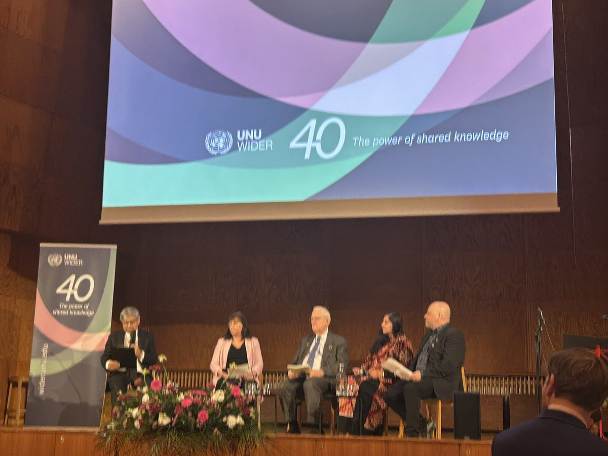 The power of shared knowledge! How beautiful and deep statement, when you come to think of it.   Congrats, <a href="/UNUWIDER/">UNU-WIDER</a> !