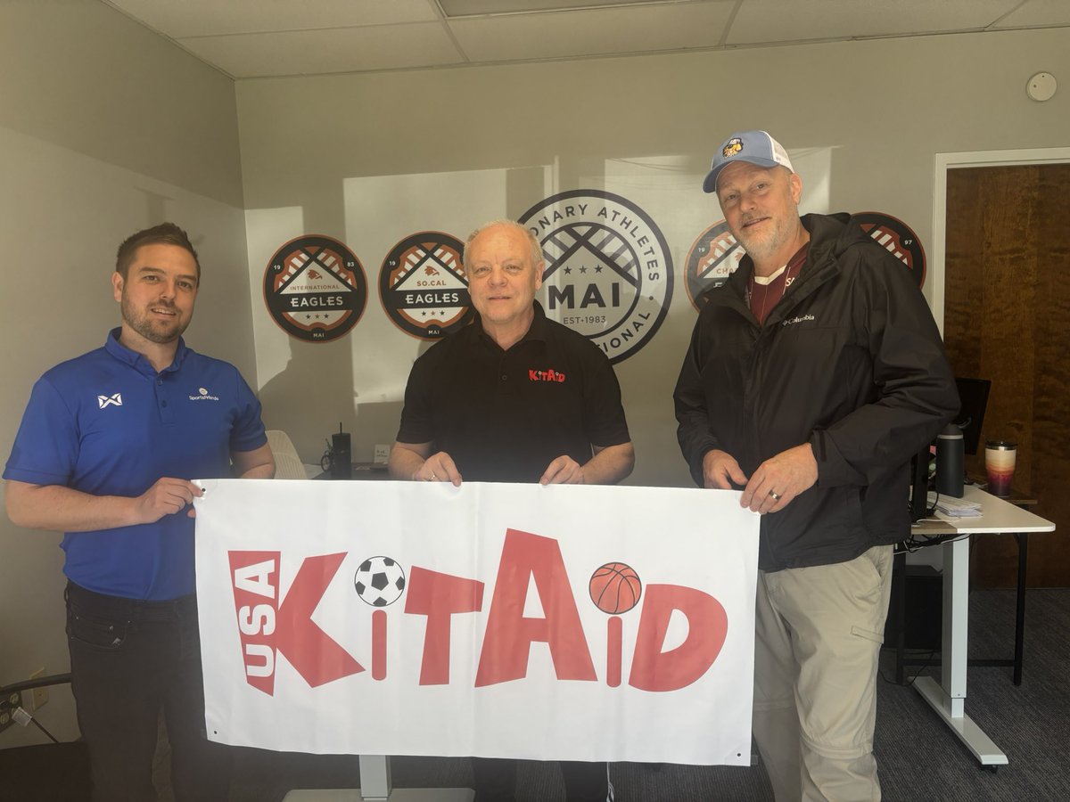Great to be at the Charlotte Eagles HQ today to discuss our partnership together #KitAidUSA #CharlotteEagles #HQ