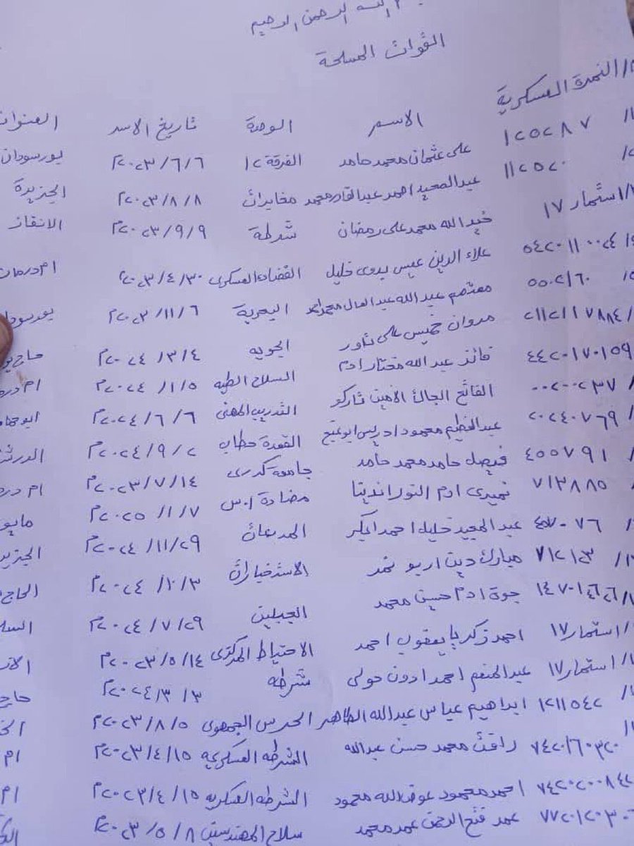🔵اسرى موجودين في النيل الأبيض
#ريتويت