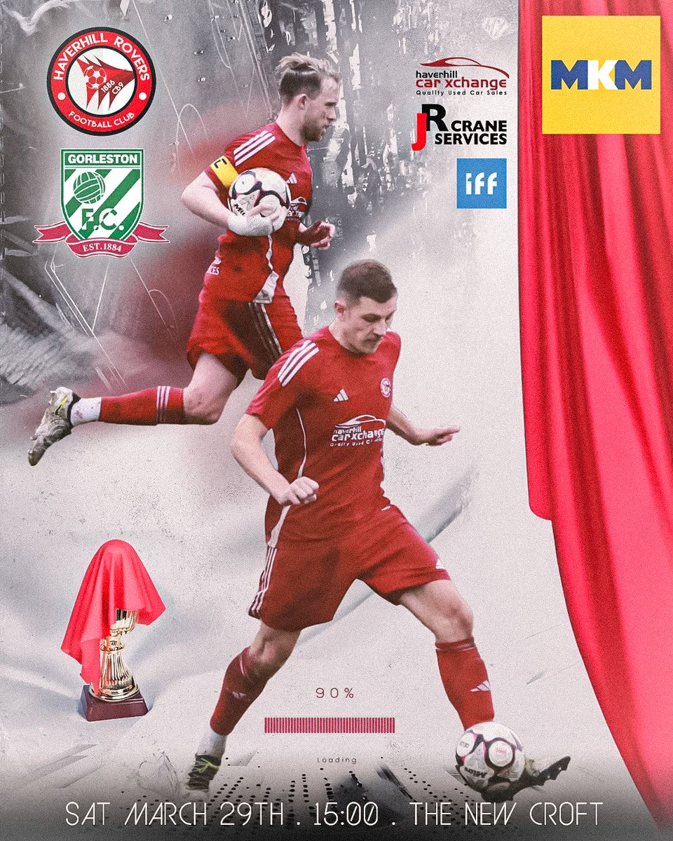 Haverhill Rovers (@haverhillrovers) on Twitter photo Big game this weekend ‼️‼️
This Saturday we take on Gorleston Reserves at home <a href="/TheNewCroft/">The New Croft</a> 3pm kick off! ⚽️
Huge thank you to MKM Haverhill for sponsoring this weekend game!
📅Sat 29th March
🏟️<a href="/TheNewCroft/">The New Croft</a>
🆚Gorleston Reserves
⌚️3pm
#WeAreRovers #HaverhillRovers Big game this weekend ‼️‼️
This Saturday we take on Gorleston Reserves at home <a href="/TheNewCroft/">The New Croft</a> 3pm kick off! ⚽️
Huge thank you to MKM Haverhill for sponsoring this weekend game!
📅Sat 29th March
🏟️<a href="/TheNewCroft/">The New Croft</a>
🆚Gorleston Reserves
⌚️3pm
#WeAreRovers #HaverhillRovers