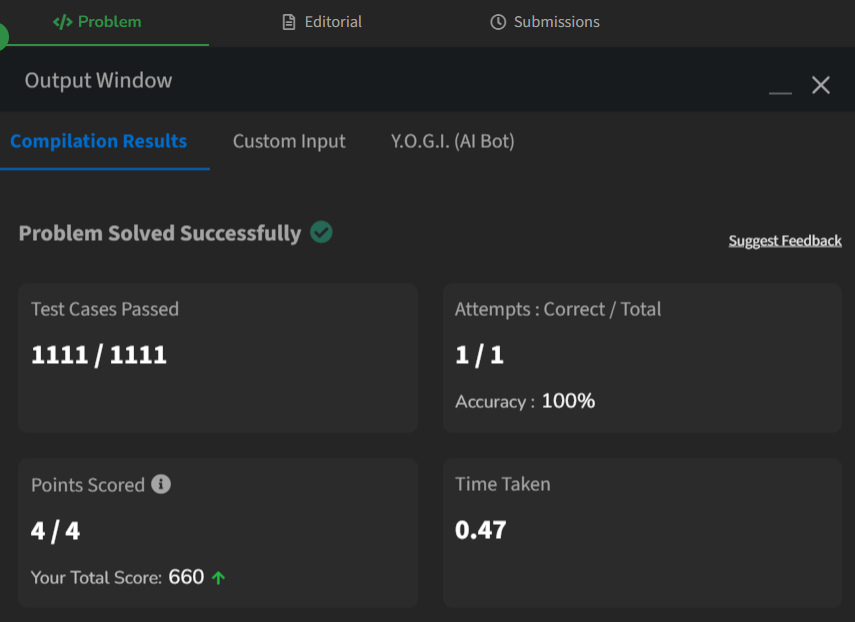 Mayank_kumar111's tweet photo. Day 133: Progress isn't a destination it a journey with every challenge conquered and every code written.

@geeksforgeeks

#geekstreak2024 #dsa #learntocode #learndsa #160daysofcode #gfg #geeksforgeeks #CodingChallenge #162DaysOfCode #gfg160 #Day133 #CodeMastery #CodeExploration https://t.co/JjvtxMJwKL