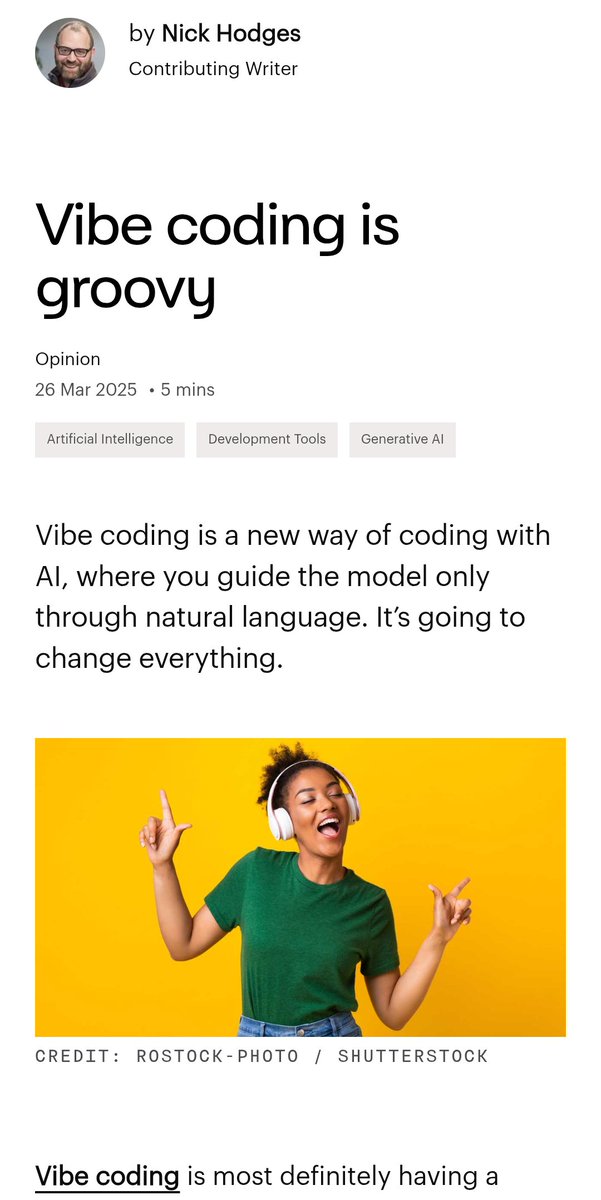 The image in this article is exactly how I would have visualized vibe coding.