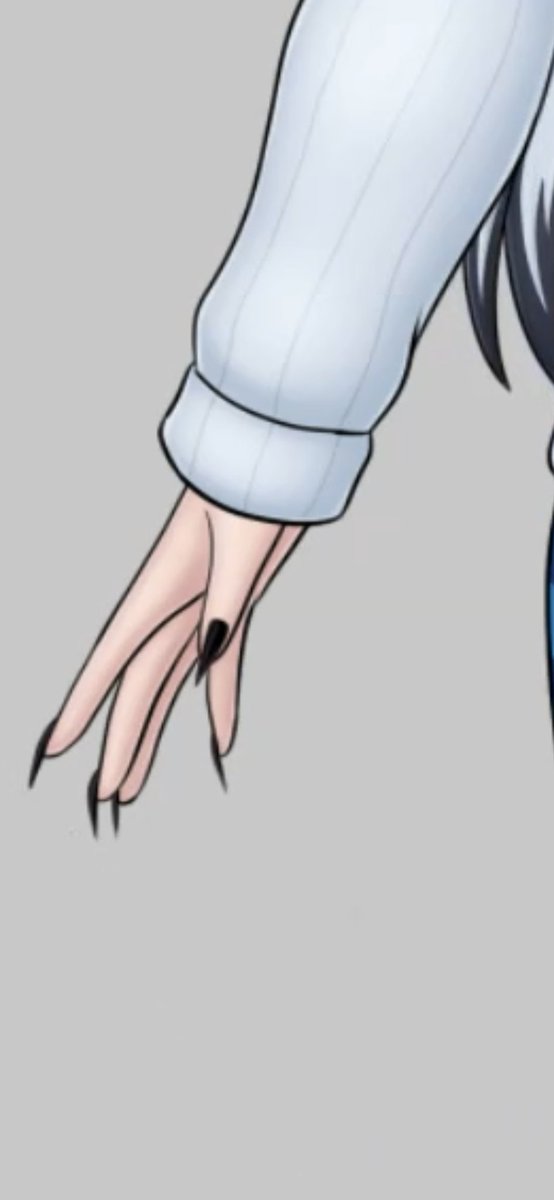 2D hand reveal, would you guys let me claw you? I'll be gentle~
