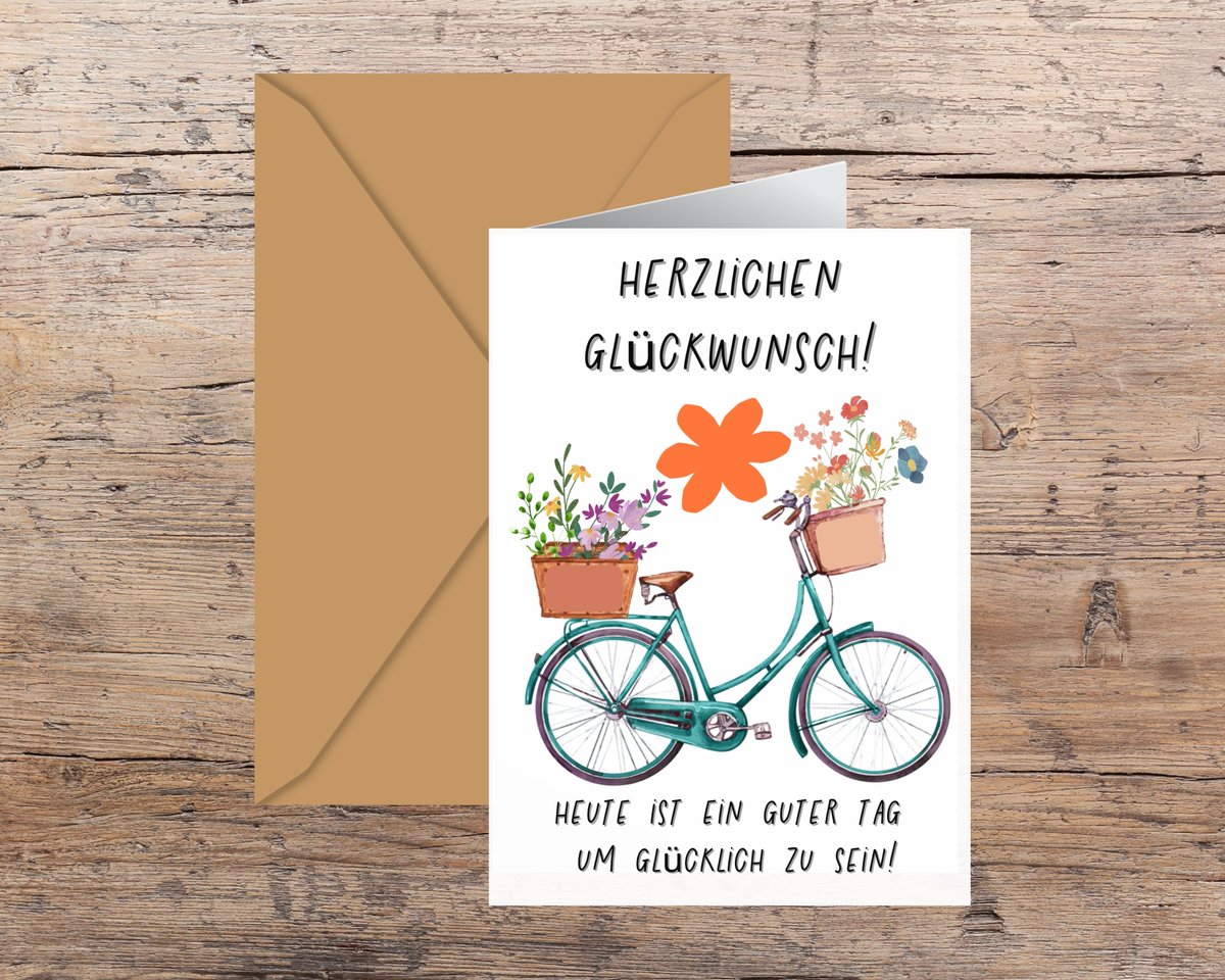 BlogItstimefor's tweet image. #Geschenkideen #ItstimeforInspiration 

#DIY Herzlichen Glückwunsch #Grusskarte Fahrrad | Klappkarte zum Ausdrucken A6 | 14,8 cm x 21 cm | Karte selber basteln | für alle Anlässe Last-Minute-Geschenk | Sofort-Download pdf-Datei

itstimeforinspiration.de/product/175738…