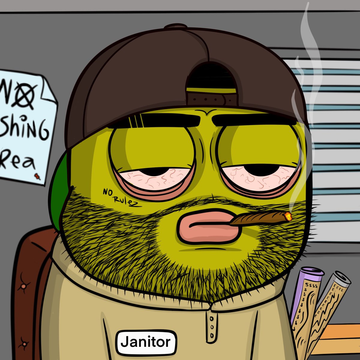 _Flipprx_'s tweet image. Meet The Janitor — the one who cleans up after your rugs and sweeps your dusty bags. If you fumble, he’s mopping. ☠️🧹 #FLIPPRX #XRPL