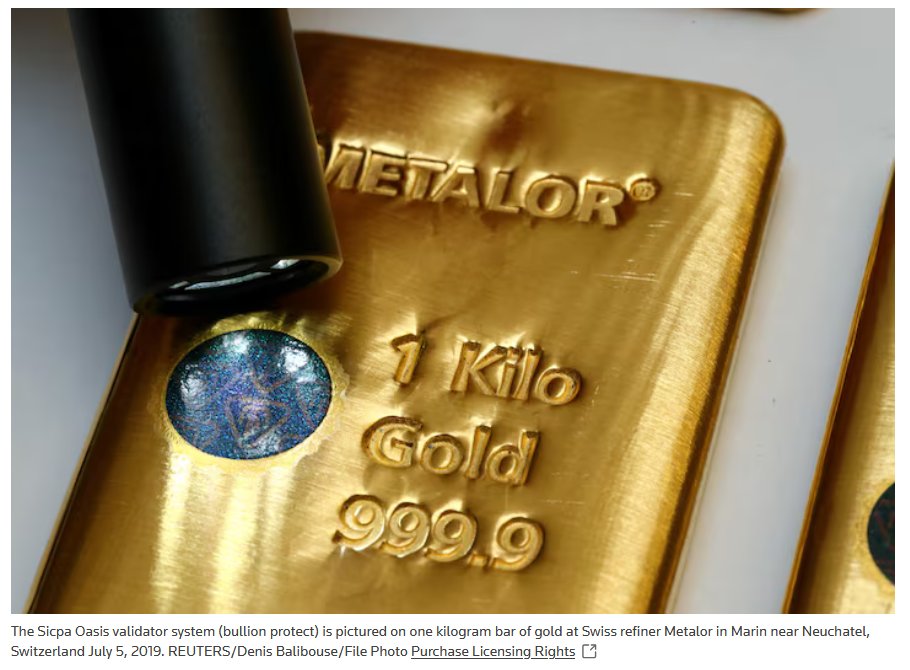 ViscountMining's tweet image. Another Record for Gold-&amp;gt; Spot #gold climbed 1.2% to US $3,057.12/oz as of 11:17 a.m. ET after hitting an all-time high of $3059.30. Bullion has hit 17 record highs this year. Click to access.
👉 reuters.com/markets/commod…

#goldprice