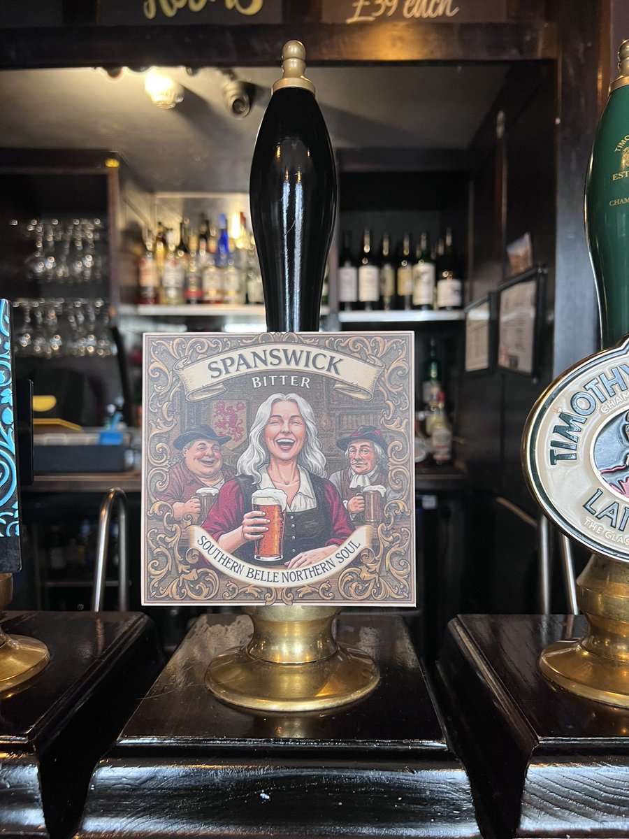 Had a lot of fun surprising Georgey Spanswick on <a href="/BBCYork/">BBC York</a> this morning as I took her a pint 🍺 of her very own ‘Spanswick Bitter’ that we have launched to celebrate her 60th birthday &amp; is available for the next month at #FatBadger &amp; #GuyFawkesInn #York …. Get down for a pint !🍺