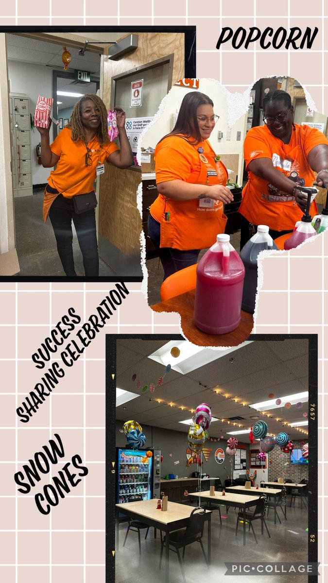 Day #1 at #6828 it’s Snow Cones &amp; Popcorn 🍿 <a href="/jacob_brinker/">Jacob Brinker</a> <a href="/Ade_THD/">Ade O</a> <a href="/melaniepayneTHD/">Melanie Payne</a> <a href="/lashonda6828/">Lashonda Lemuel</a>