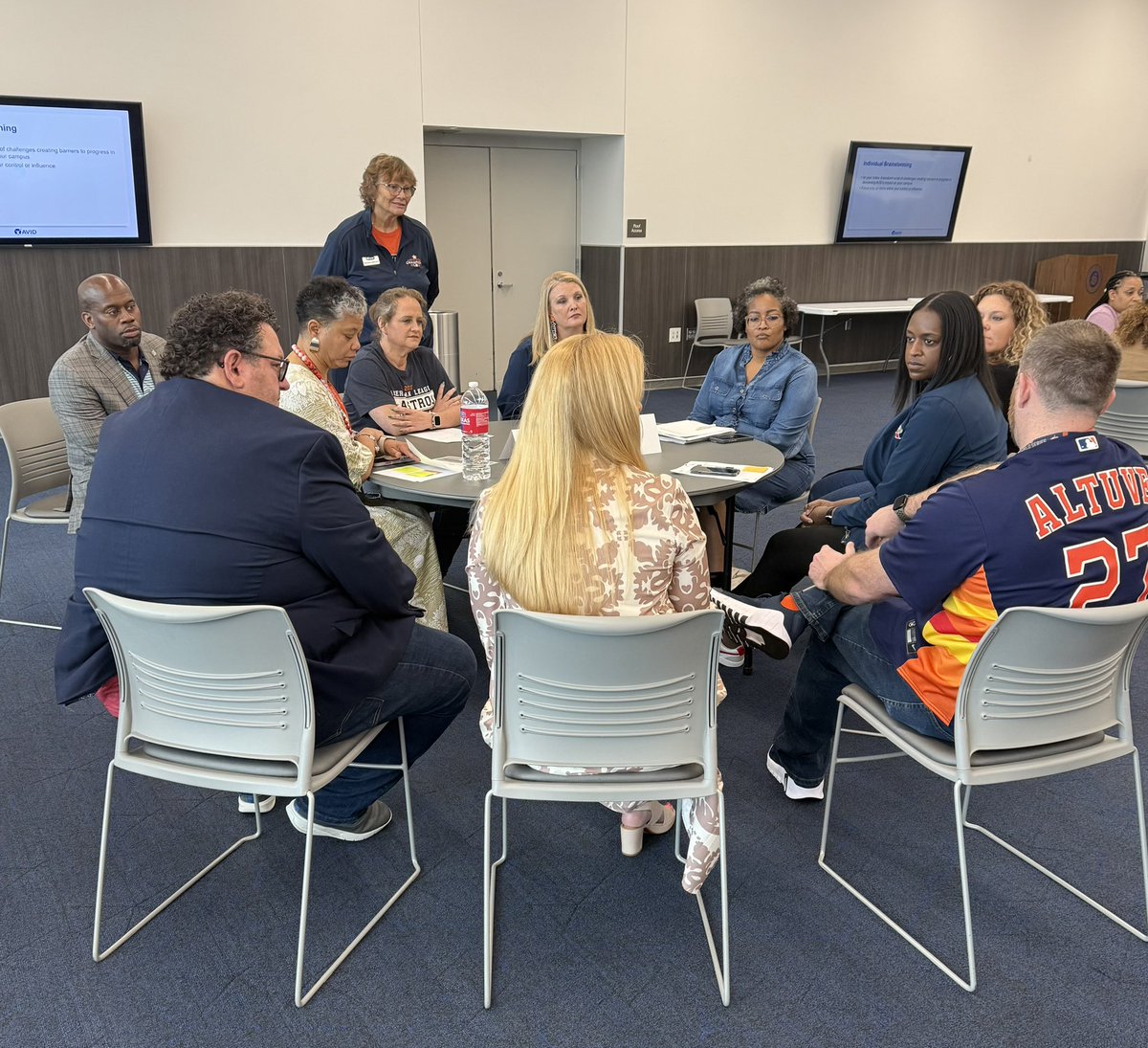 Barbara Copeland (@barco143) on Twitter photo Principals helping principals at the Houston Area <a href="/AVID4College/">AVID</a> Principals Collaborative. Districts attending: <a href="/SheldonISD/">Sheldon ISD</a> <a href="/GCCISD/">Goose Creek CISD</a> <a href="/PasadenaISD_TX/">Pasadena ISD</a> <a href="/ConroeISD/">Conroe ISD</a> <a href="/BetaAcademy/">BETA Academy</a> <a href="/HumbleISD/">Humble ISD</a> #AllMeansAll #MyAVIDWhy #AVID4Possibility Principals helping principals at the Houston Area <a href="/AVID4College/">AVID</a> Principals Collaborative. Districts attending: <a href="/SheldonISD/">Sheldon ISD</a> <a href="/GCCISD/">Goose Creek CISD</a> <a href="/PasadenaISD_TX/">Pasadena ISD</a> <a href="/ConroeISD/">Conroe ISD</a> <a href="/BetaAcademy/">BETA Academy</a> <a href="/HumbleISD/">Humble ISD</a> #AllMeansAll #MyAVIDWhy #AVID4Possibility