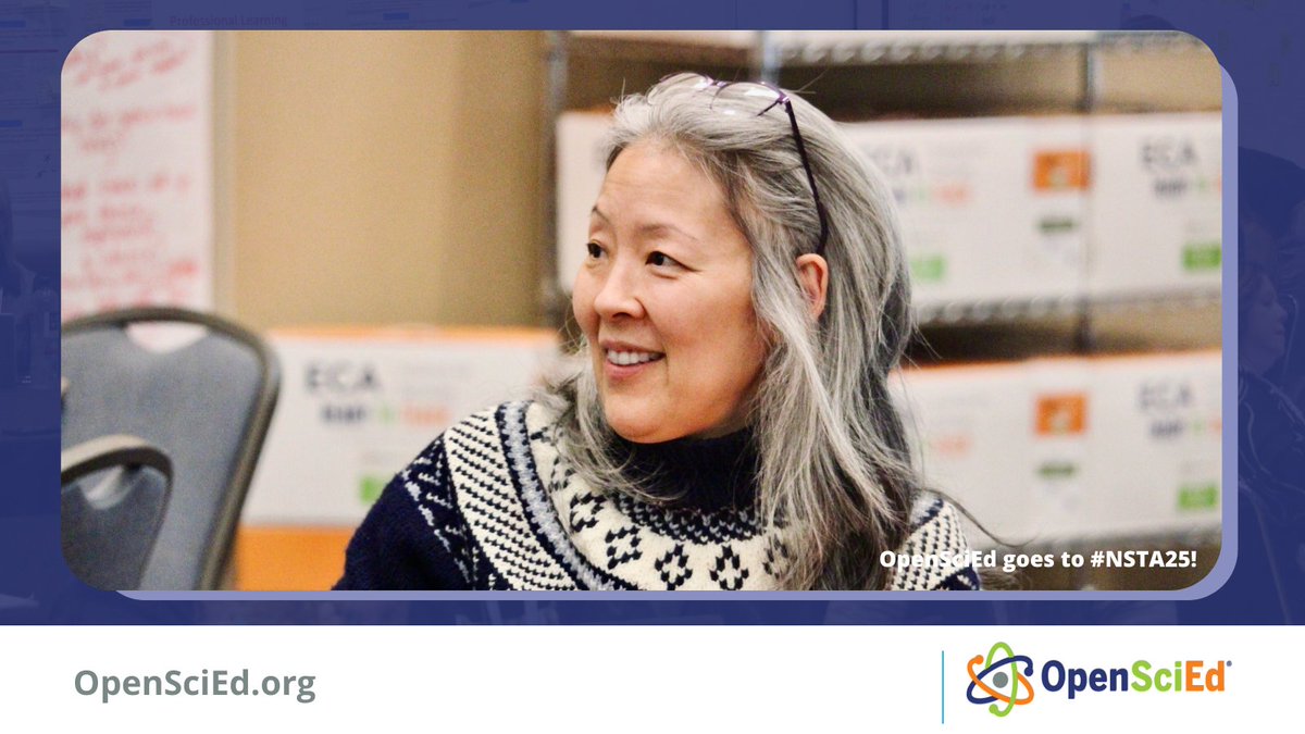 OpenSciEd's tweet image. It's day 1 of #NSTASpring25, and #OpenSciEd is excited to be here!
We had an awesome day of professional learning yesterday, and we're looking forward to supporting educators as they explore our classroom materials. Stay tuned for live tweets throughout the day.…