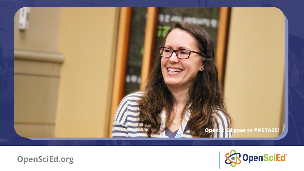 OpenSciEd's tweet image. It's day 1 of #NSTASpring25, and #OpenSciEd is excited to be here!
We had an awesome day of professional learning yesterday, and we're looking forward to supporting educators as they explore our classroom materials. Stay tuned for live tweets throughout the day.…