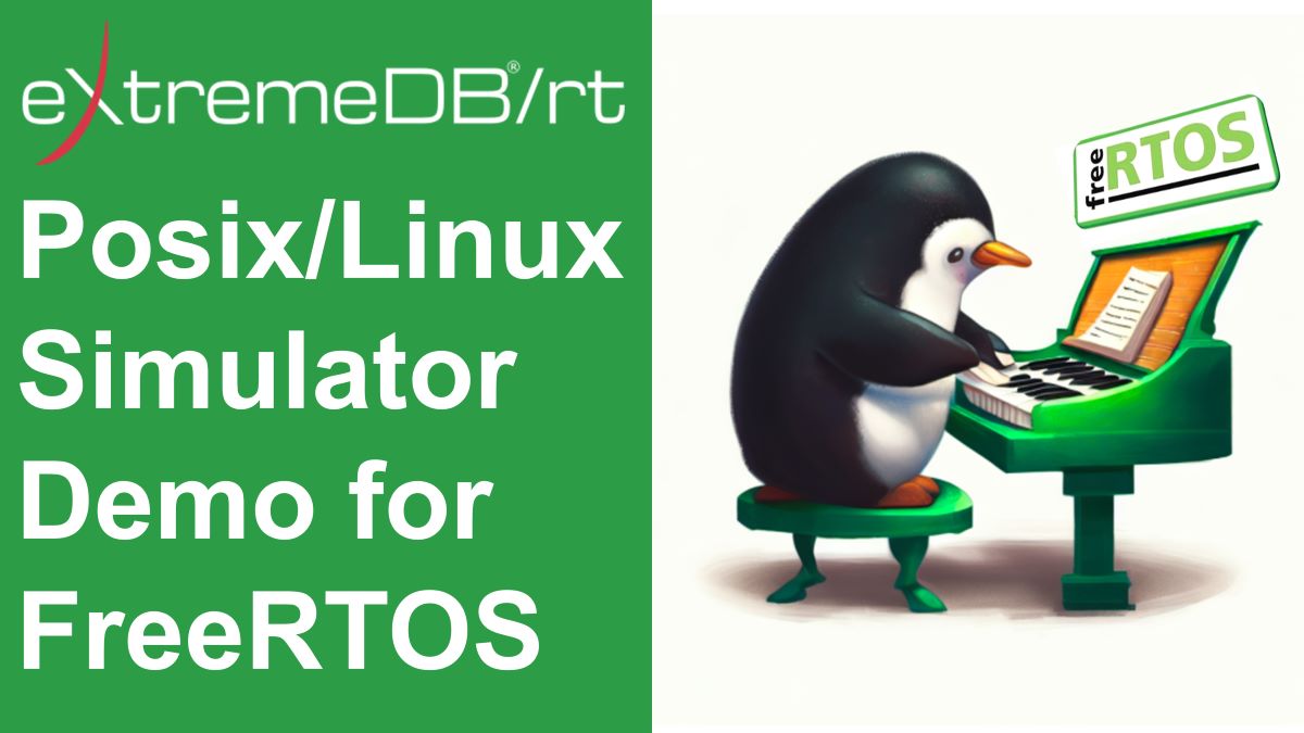 RealTimeDBMS's tweet image. Try #eXtremeDB/rt, the only COTS hard real-time DBMS with the #FreeRTOS Posix/Linux Simulator. Download includes numerous samples to demonstrate the API, assess functionally, programming interface and learn about various features.
t.ly/63lDm
#RTOS #DBMS #realtimedata
