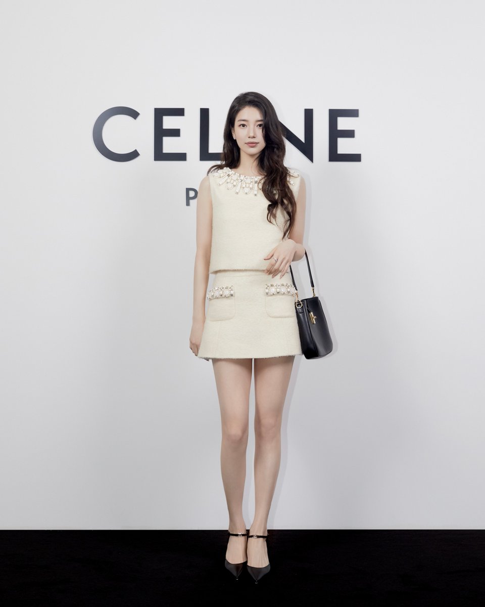 Suzy Bae wearing CELINE at the ION Orchard opening in Singapore

#CELINE