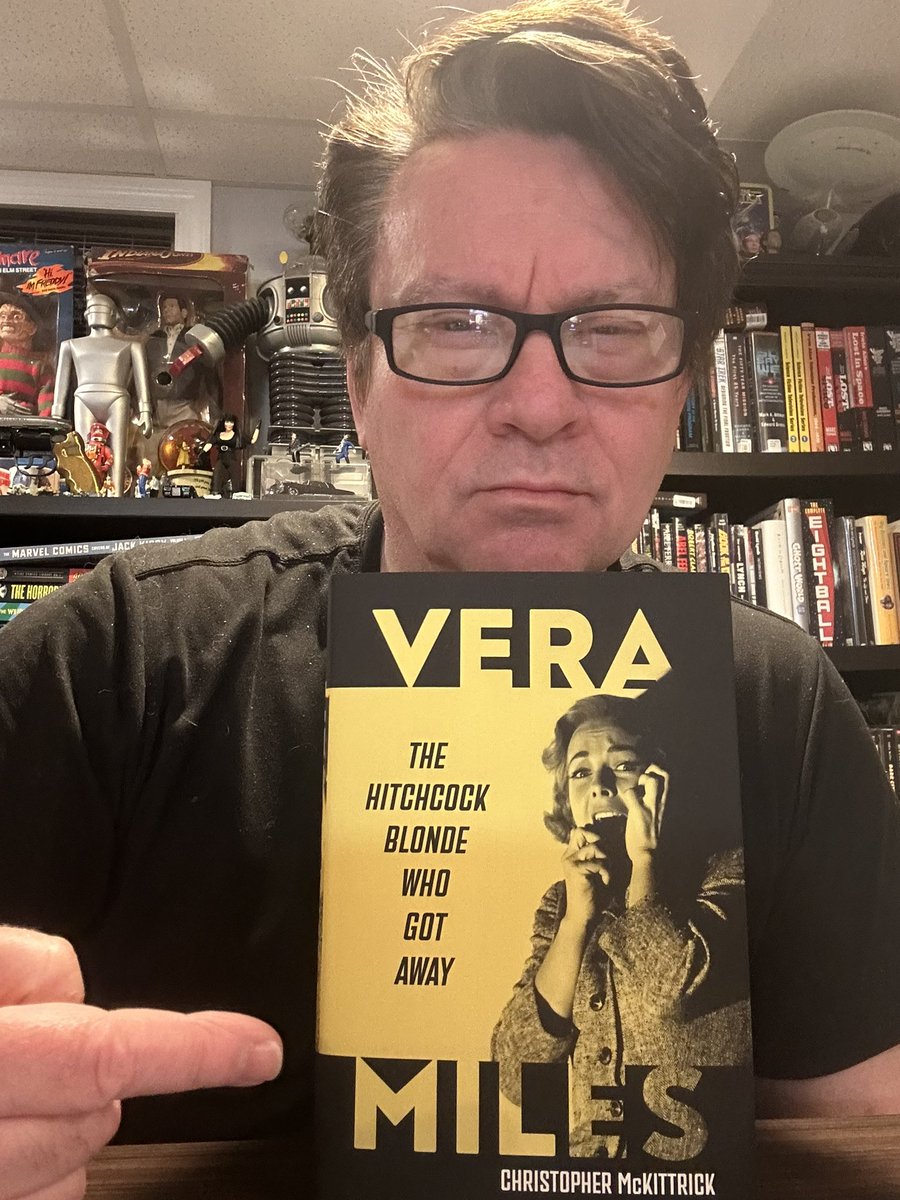 Proud to be holding in my hands the brand new (and first ever) biography of actress Vera Miles by my client, Christopher McKittrick. You can order Vera Miles: The Hitchcock Blonde Who Got Away wherever good books are sold.
