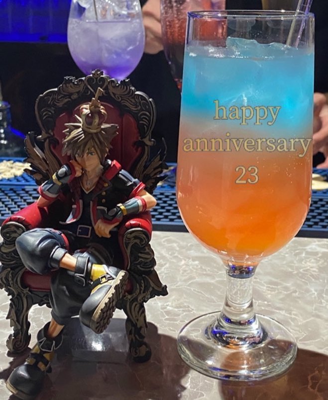 キングダムハーツ23周年おめでとうございます
また推しカクテル行きたいな