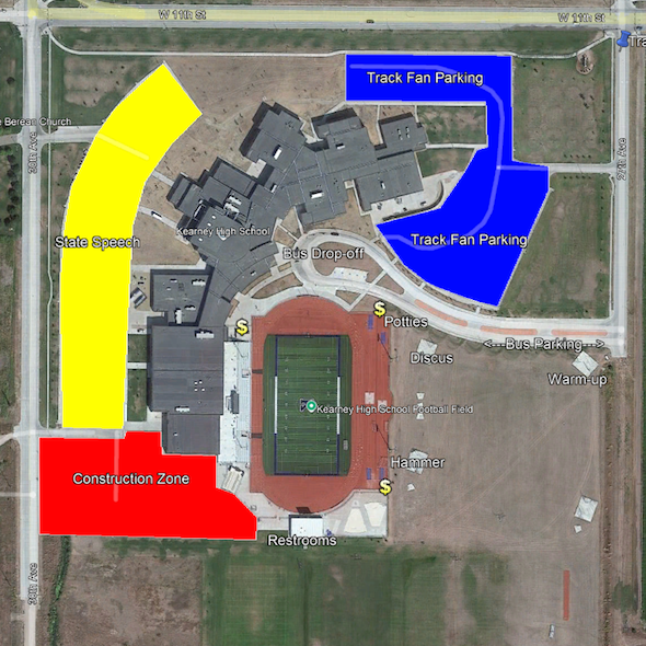 Here is the final version of the schedule for Friday's #CentralNebraskaChallenge at Kearney H.S., the outdoor season opener for #DoaneTF

Parking map (see image 2 below)

Live results: milesplit.live/meets/676137

Live stream (PPV): themiaanetwork.com

Tickets: