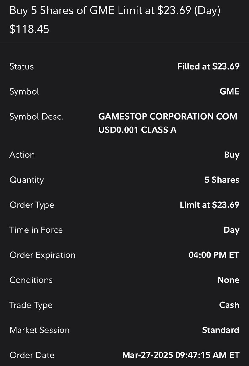 $GME what a bunch of regards 💜 #GME THANKS 💜