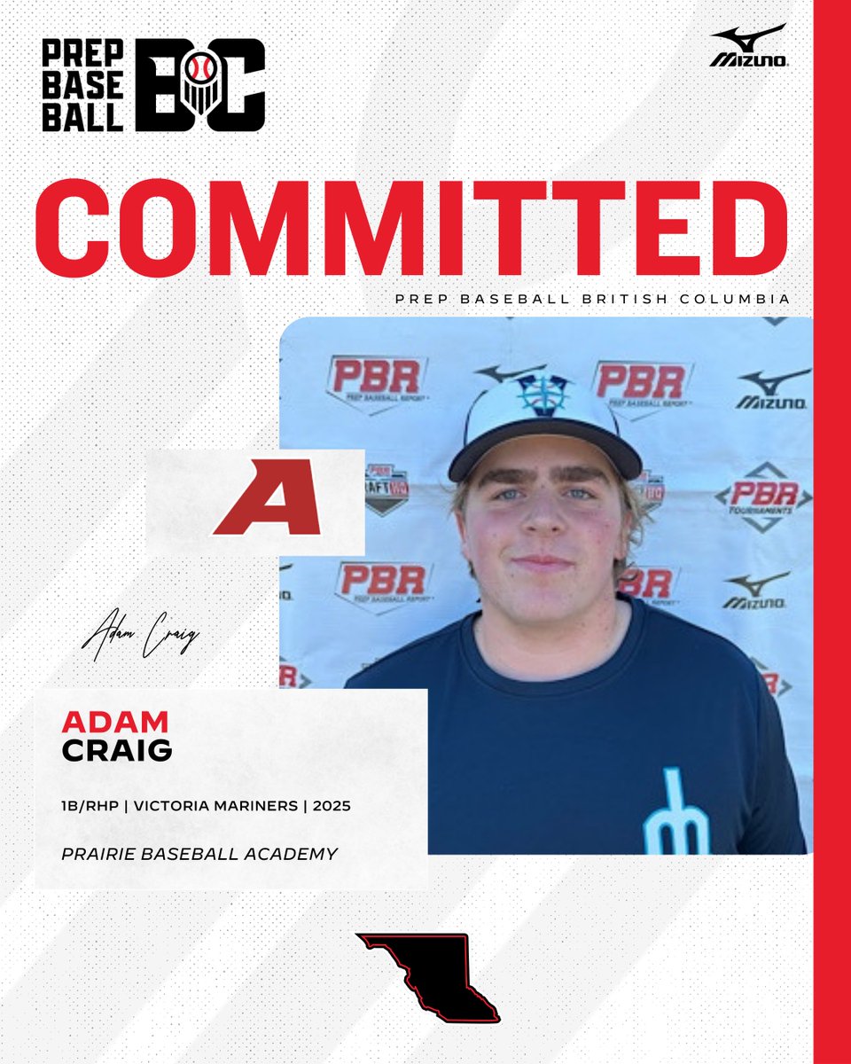Prep Baseball BC (@prepbaseballbc) on Twitter photo π¨ππππππππππ ππππππ¨
'25 1B/RHP Adam Craig (<a href="/VicMariners/">Victoria Mariners</a>) announces his commitment to Prairie Baseball Academy
<a href="/1AdamCraig/">Adam Craig</a> | <a href="/PrairieBaseball/">Prairie Baseball Academy</a> π¨ππππππππππ ππππππ¨
'25 1B/RHP Adam Craig (<a href="/VicMariners/">Victoria Mariners</a>) announces his commitment to Prairie Baseball Academy
<a href="/1AdamCraig/">Adam Craig</a> | <a href="/PrairieBaseball/">Prairie Baseball Academy</a>