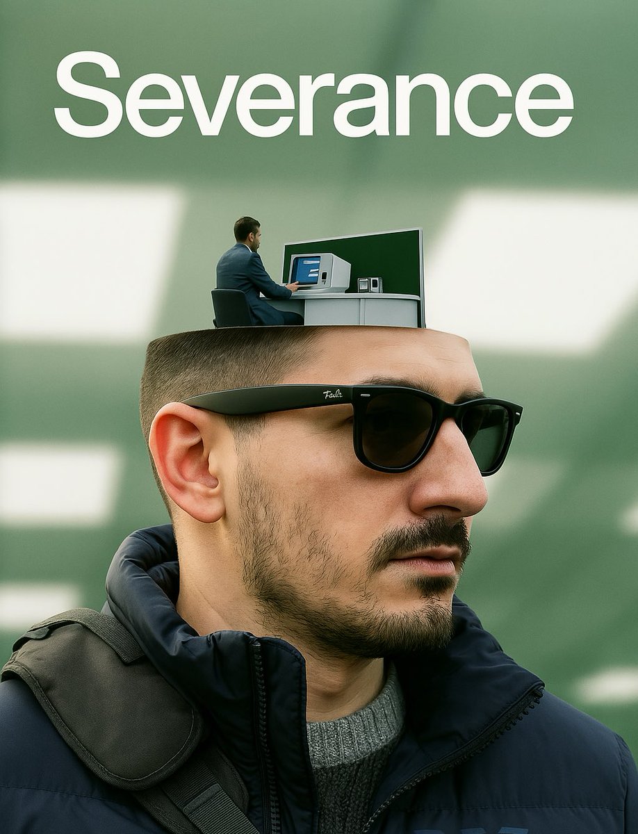 arman_hacks's tweet image. I asked AI to copy a photo of Severance.
The results are amazing.
Graphic Design majors switch your major ASAP.