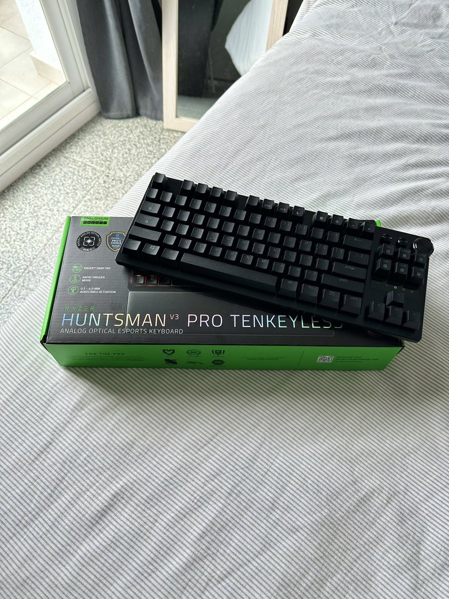 gracias por el detalle <a href="/RazerES/">R Λ Z Ξ R 🇪🇸</a> , es un teclado increíble <a href="/VentexMNG/">Erik López</a> 🤩