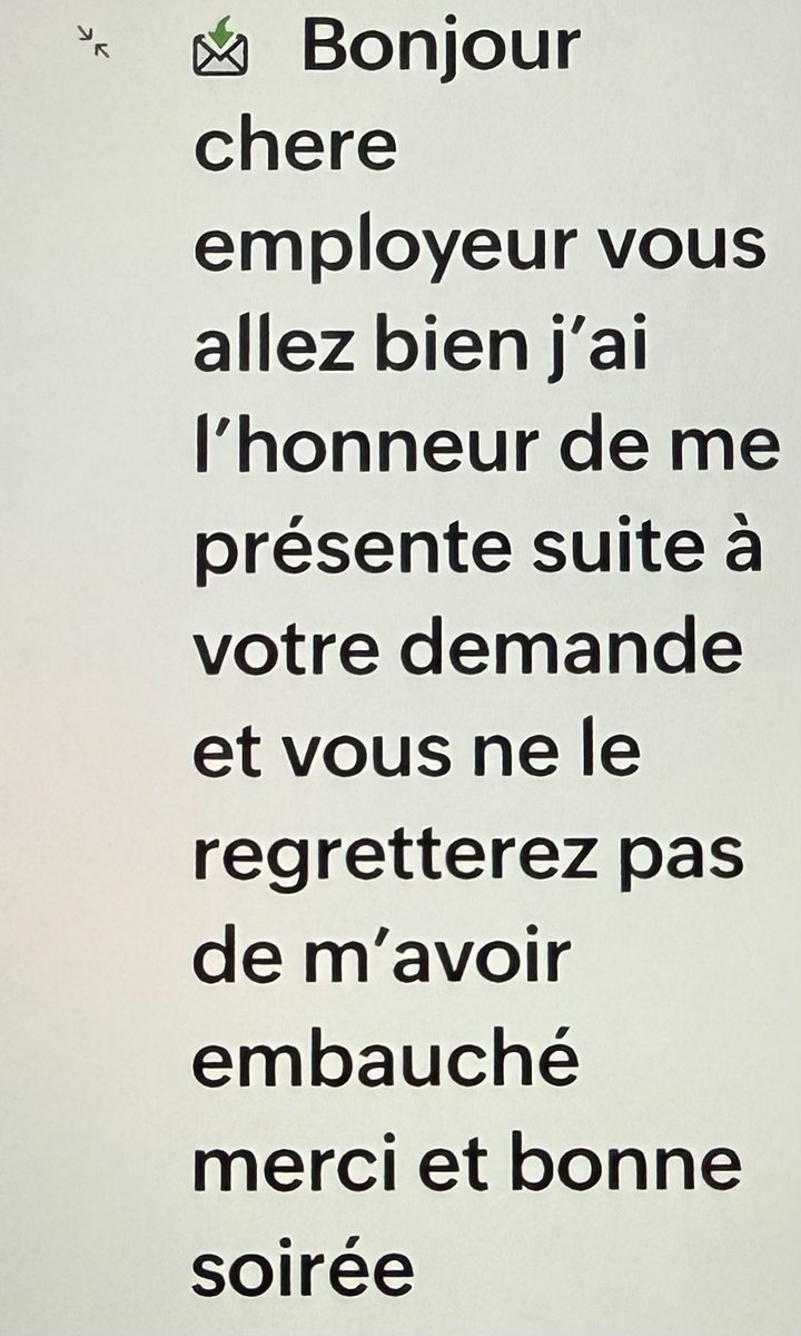 On a reçu ça en « objet »…! 
C’est difficile d’être recruteur 😅

#recrutement #offre #Rh