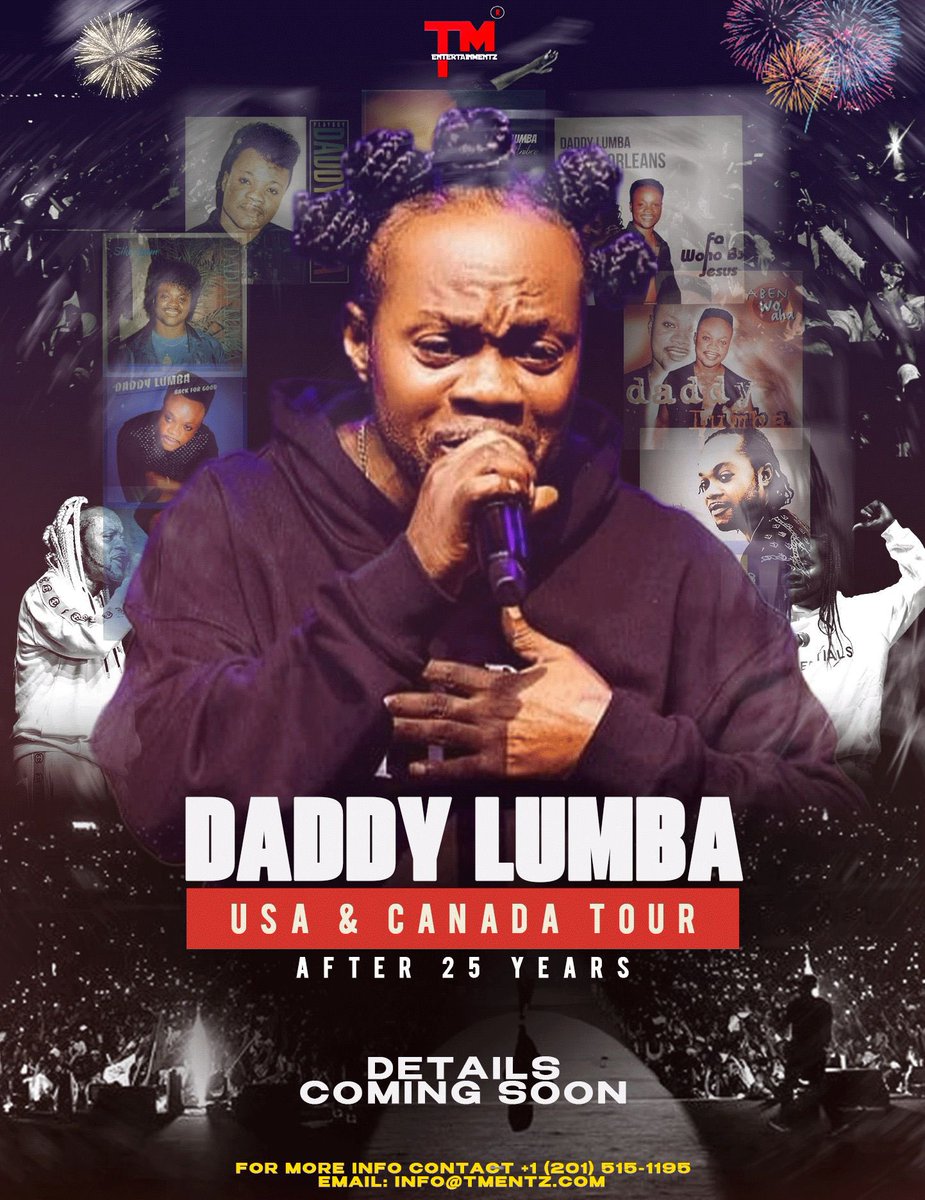 tmentzz's tweet image. After over 25 years, Ghanaian highlife icon Daddy Lumba is finally returning to the stage in the USA and Canada! Get ready for an unforgettable tour celebrating timeless hits, culture, and unity. Don't miss this historic moment! #DaddyLumbaTour #HighlifeLegend #GhanaMusic
More…