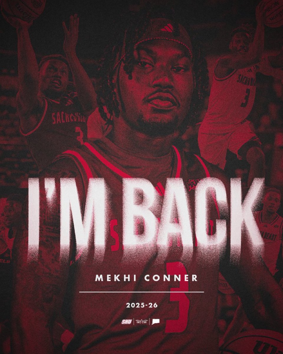 Sam Federman (@sam_federman) on Twitter photo BREAKING: Sacred Heart PG Mekhi Conner will return to the Pioneers for his sophomore season, per <a href="/SHU_MensHoops/">Sacred Heart Men's Basketball</a> release
The Notre Dame-West Haven product led the MAAC with 6.6 assists per game. BREAKING: Sacred Heart PG Mekhi Conner will return to the Pioneers for his sophomore season, per <a href="/SHU_MensHoops/">Sacred Heart Men's Basketball</a> release
The Notre Dame-West Haven product led the MAAC with 6.6 assists per game.