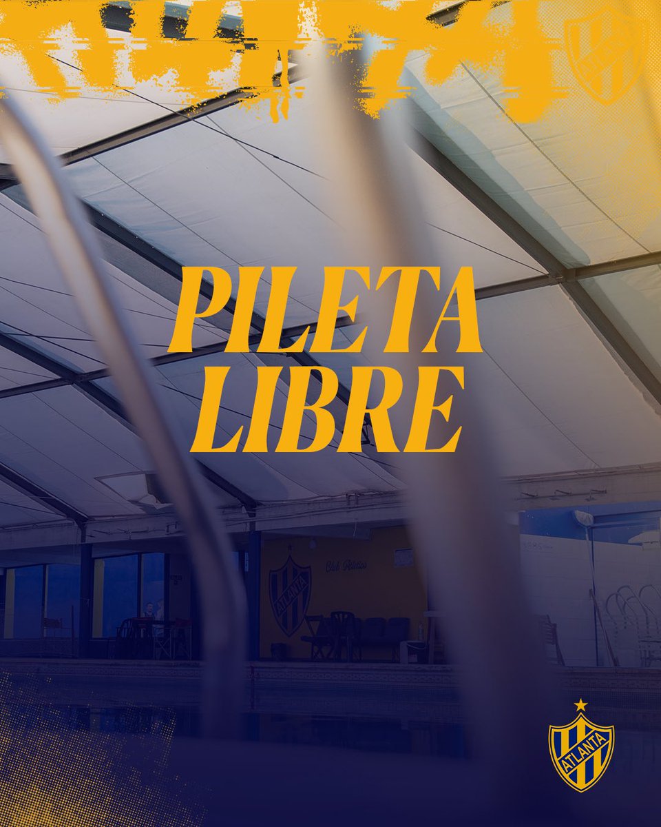 Esta es la oferta deportiva que tendrá la Pileta Climatizada de #Atlanta 🏊🏻‍♂️

Consultas al MD de @Atlantapileta o al whatsapp 1134423664

#SomosAtlanta 🟡🔵