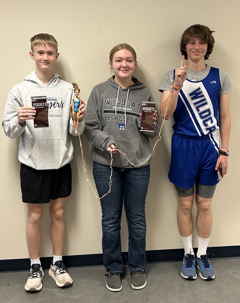 WallaceSchools's tweet image. Barbie Bungee jumping in Algebra 1.  Teamwork makes the dream work.  
1st Place- Brandy, Brad, Tristan, Molly
2nd Place-Colby, Ralley, Ethan
3rd Place-Jordan, Afton, Gracie

#MathIsFun #BarbieBungee #LinearRegression